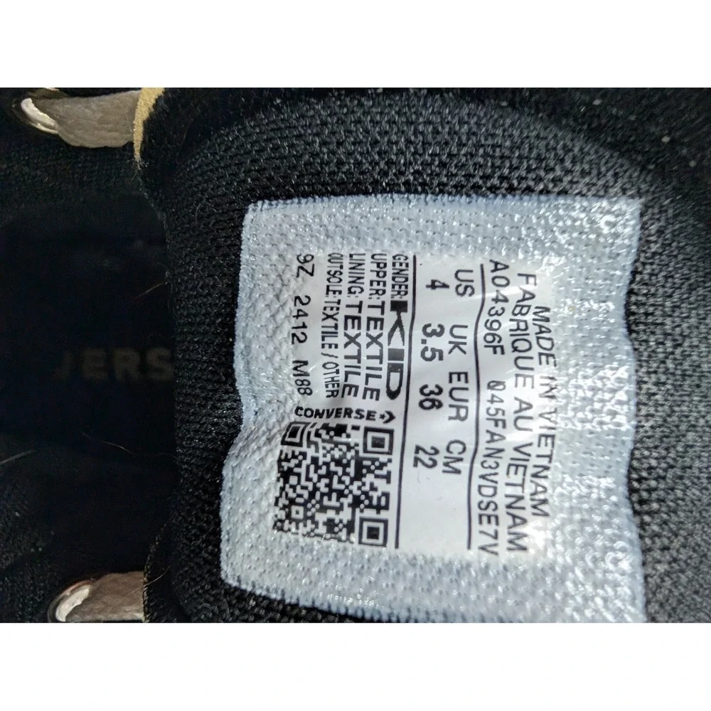 Converse Chuck Taylor All Star Far From Chuck High Top Sneakers Black Kids 4
